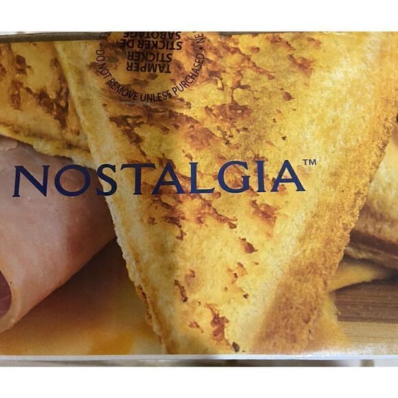 Nostalgia My Mini Sandwich Maker Red - Picture 3 of 5